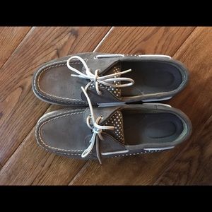💥PRICE DROP💥 Grey Polka Dot Sperrys